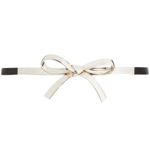 Carolina Herrera skinny bow belt